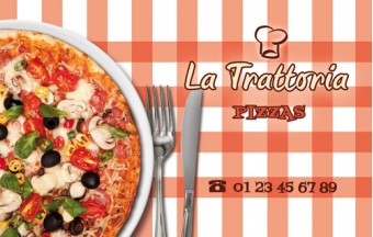 Carte de fidélité pour Pizzeria N°2